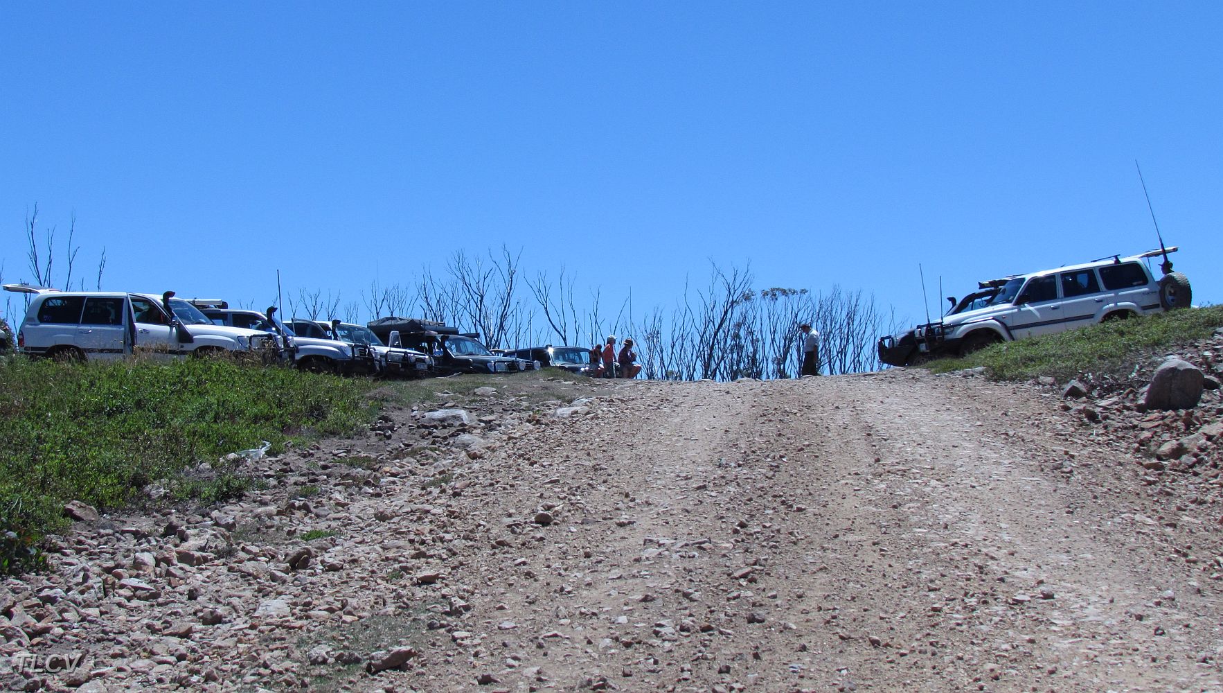 08-Convoy at the summit of Mt Nugong.JPG